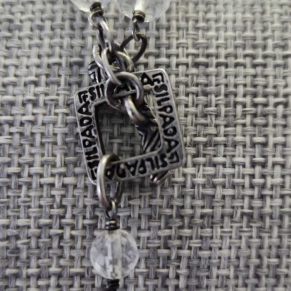Silpada Sterling Silver & Crystal Quartz Necklace